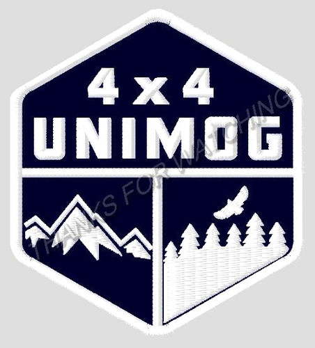 Unimog embroidered patch - embroidered,