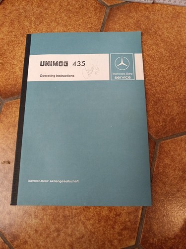 Original handbuch unimog - original, 435